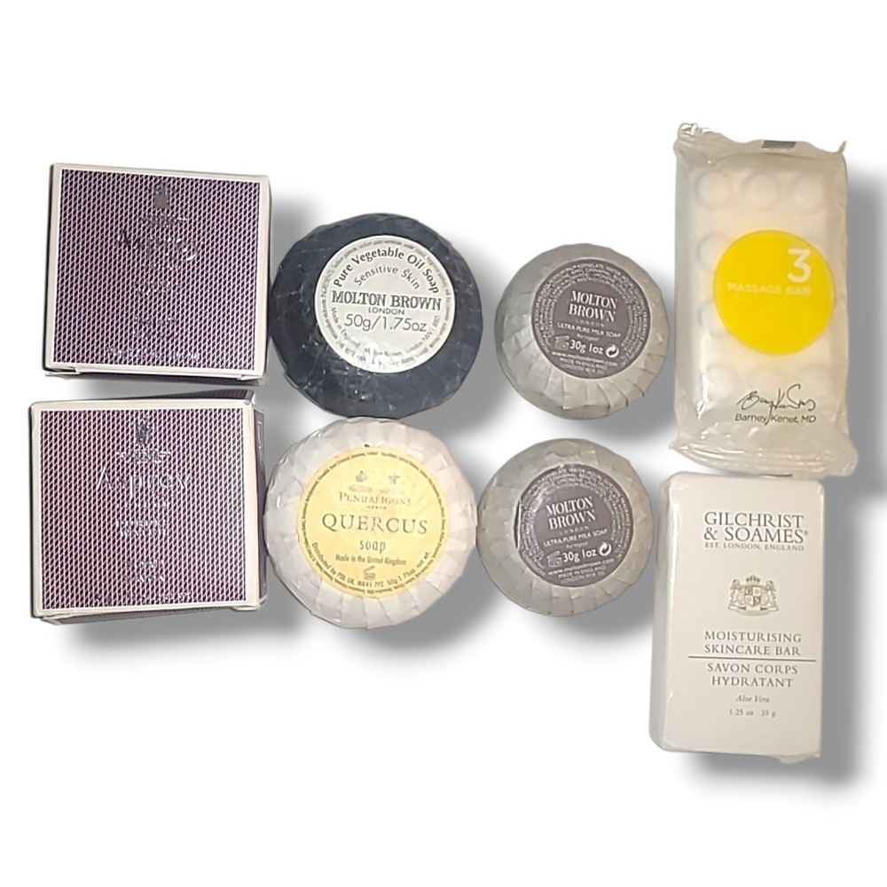Luxury British Hotel‎ Soap Lot 8 Molton Brown Penhaligon's Aspen Gilchrist